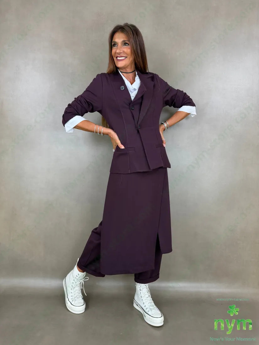 pant pareo removibile punto milano b 60vi35pa5ea - U / BORDO / AI26 - PANTALONE