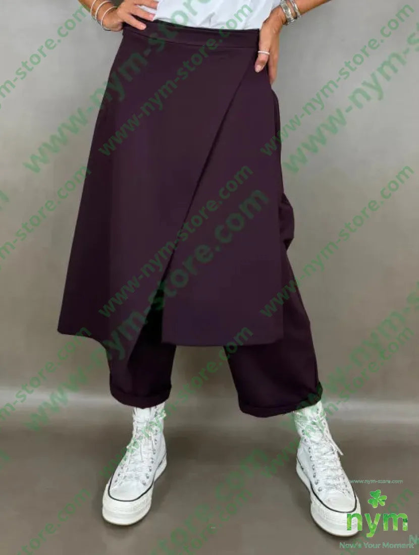 pant pareo removibile punto milano b 60vi35pa5ea - U / BORDO / AI26 - PANTALONE