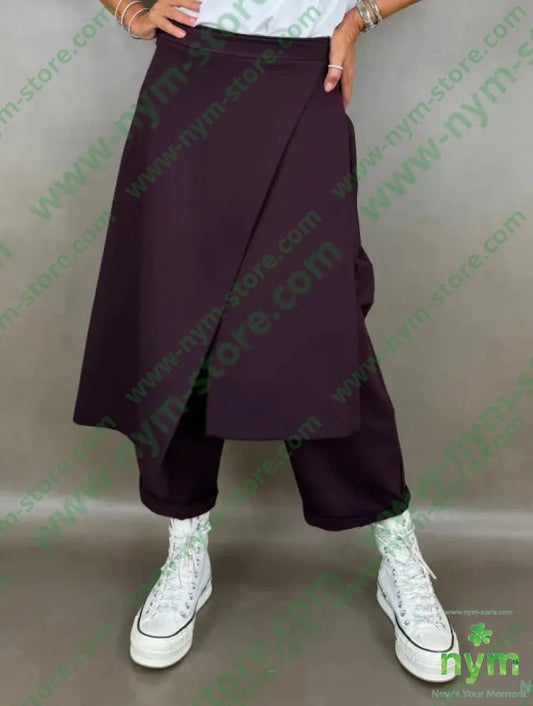 pant pareo removibile punto milano b 60vi35pa5ea - U / BORDO / AI26 - PANTALONE