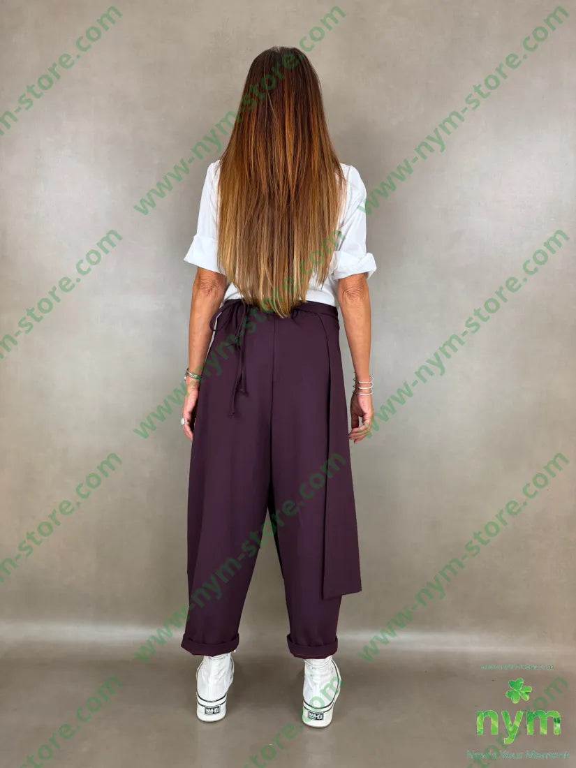 pant pareo removibile punto milano b 60vi35pa5ea - U / BORDO / AI26 - PANTALONE