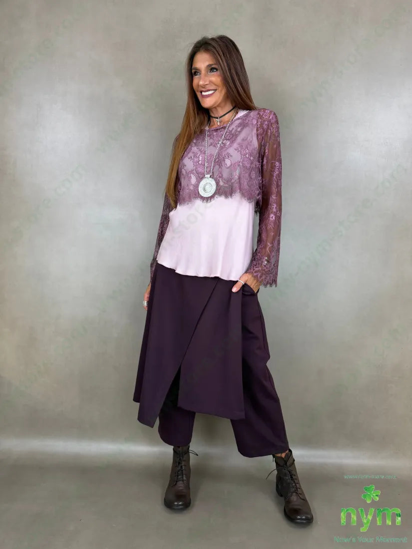pant pareo removibile punto milano b 60vi35pa5ea - U / BORDO / AI26 - PANTALONE
