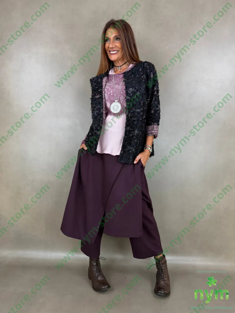 pant pareo removibile punto milano b 60vi35pa5ea - U / BORDO / AI26 - PANTALONE