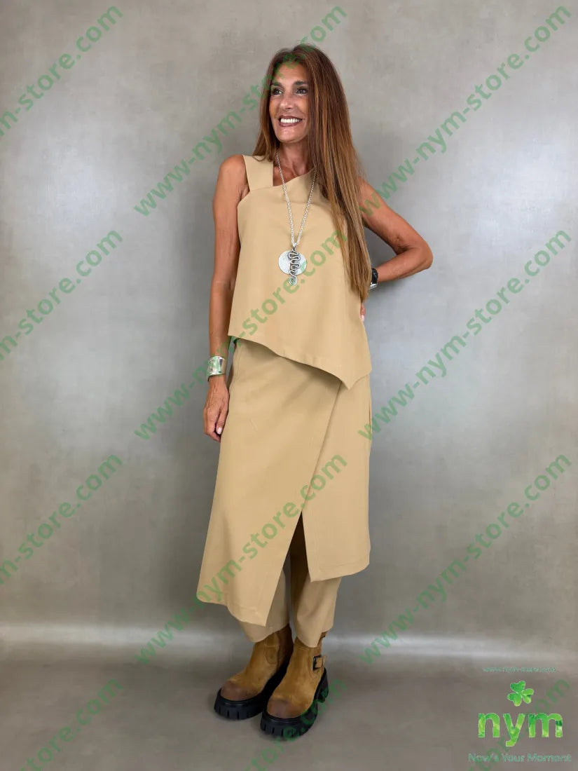 pant pareo removibile punto milano c 60vi35pa5ea - U / CAMMELLO / AI26 - PANTALONE