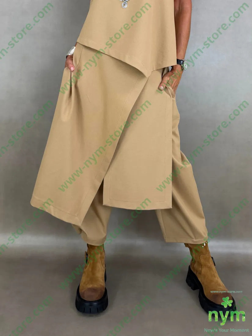 pant pareo removibile punto milano c 60vi35pa5ea - U / CAMMELLO / AI26 - PANTALONE
