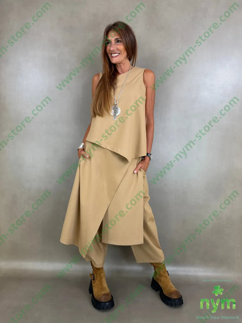 pant pareo removibile punto milano c 60vi35pa5ea - U / CAMMELLO / AI26 - PANTALONE