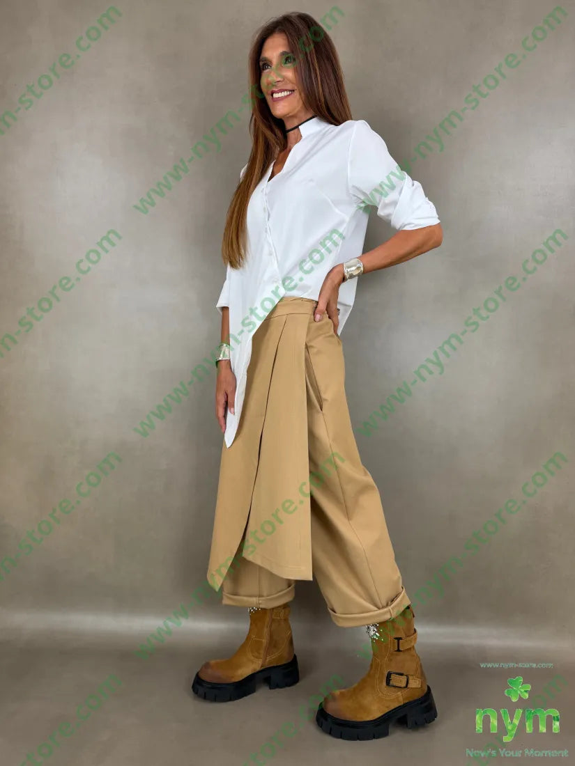 pant pareo removibile punto milano c 60vi35pa5ea - U / CAMMELLO / AI26 - PANTALONE
