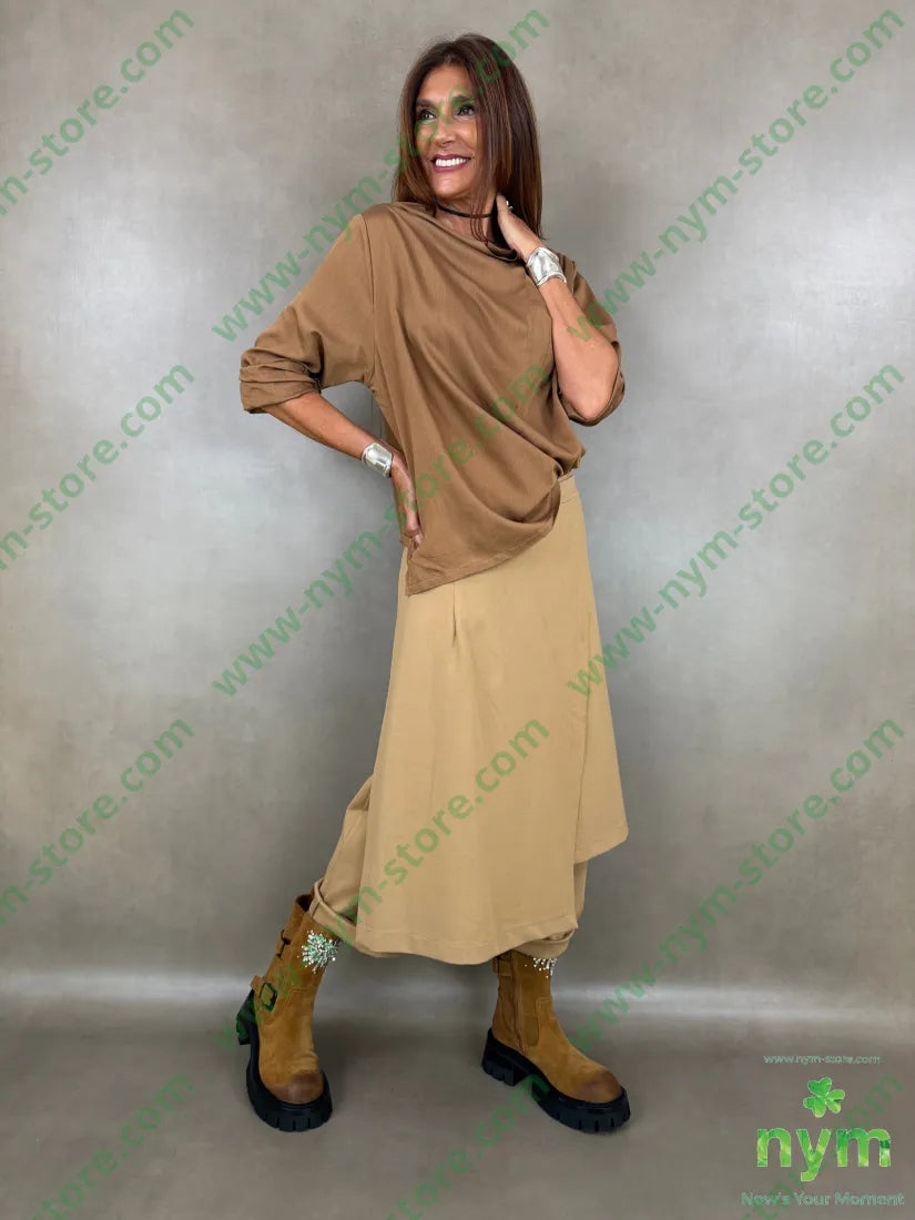 pant pareo removibile punto milano c 60vi35pa5ea - U / CAMMELLO / AI26 - PANTALONE