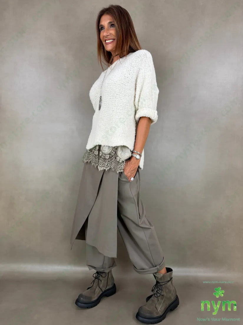 pant pareo removibile punto milano f 60vi35pa5ea - U / FANGO / AI26 - PANTALONE