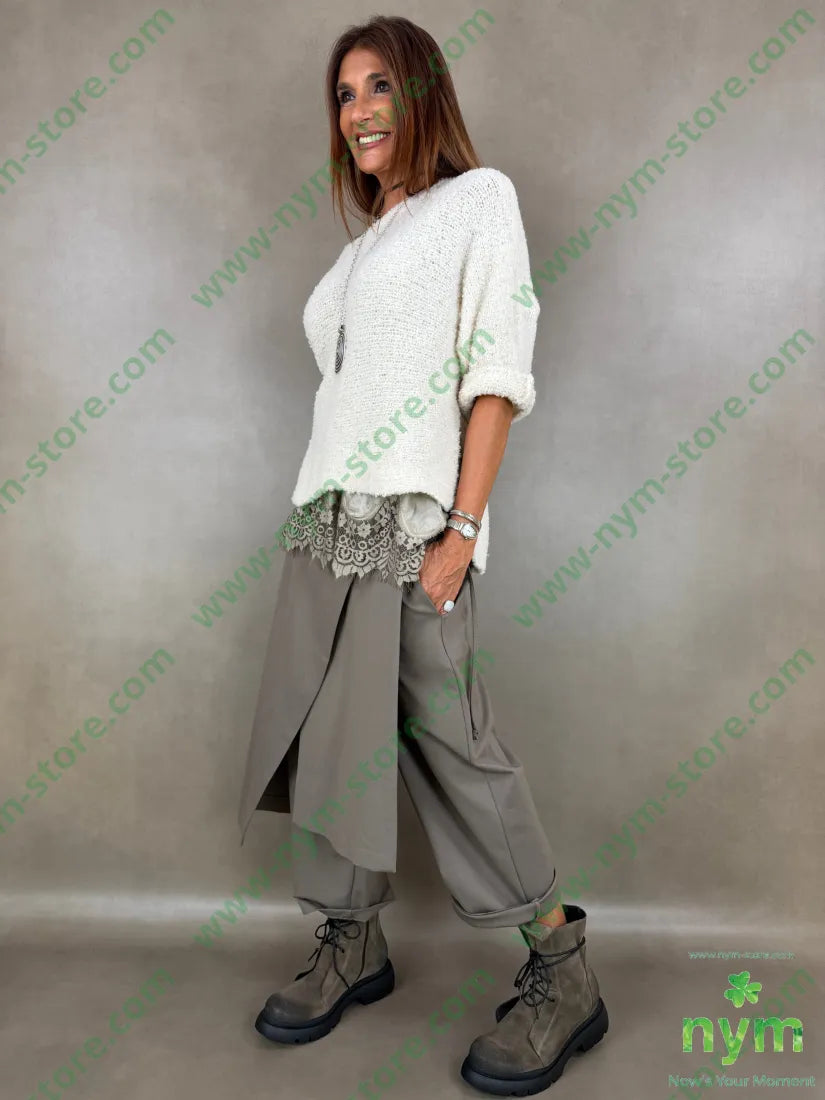 pant pareo removibile punto milano f 60vi35pa5ea - U / FANGO / AI26 - PANTALONE