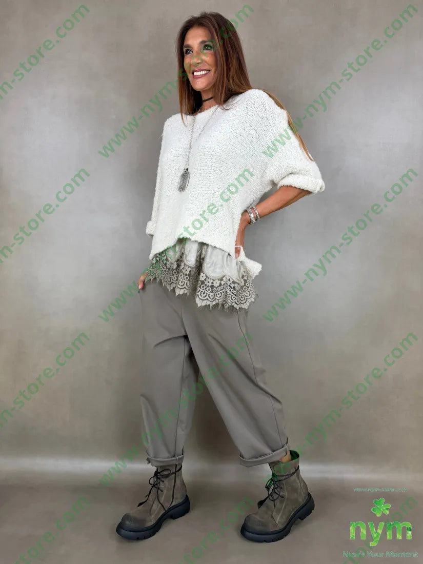 pant pareo removibile punto milano f 60vi35pa5ea - U / FANGO / AI26 - PANTALONE