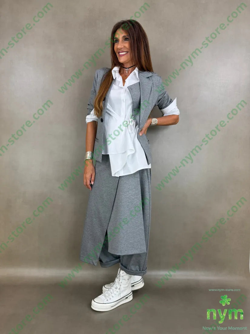 pant pareo removibile punto milano g 60vi35pa5ea - U / GRIGIO C. / AI26 - PANTALONE