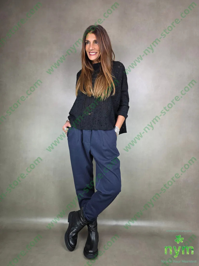 pant slim spigato 95pl5ea PANTALONE