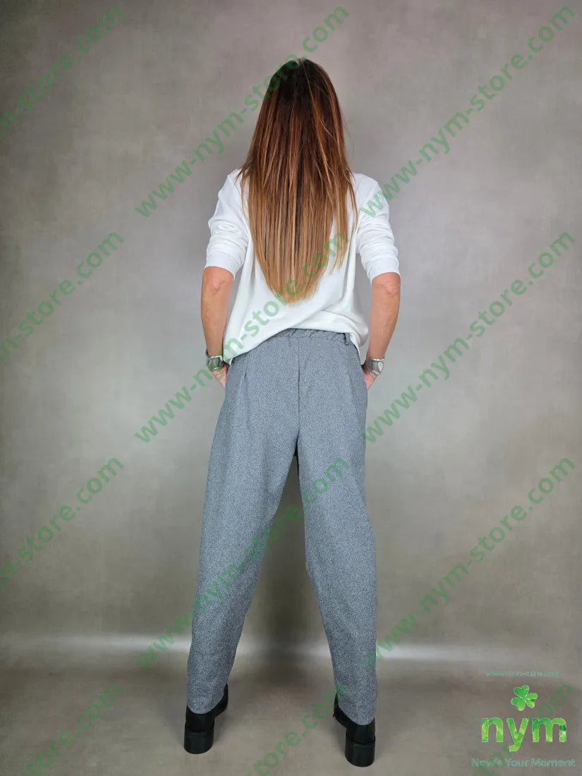 pant slim spigato 95pl5ea PANTALONE