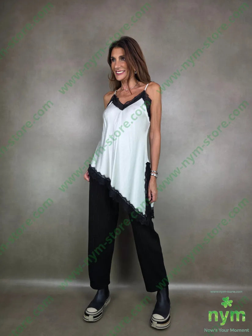 pant tessuto jaquard elasticizzato 55vi40pl5ea U / NERO / AI25 PANTALONE