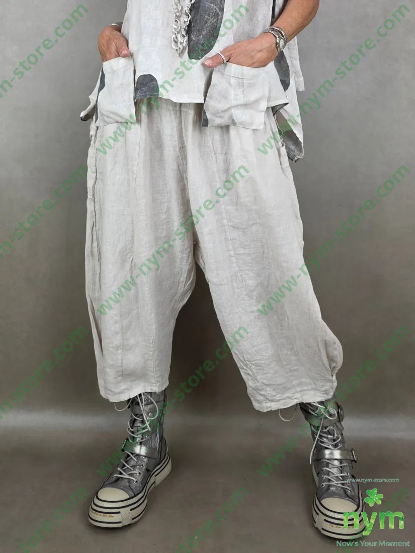 panta balloon cavallo basso 100li - U / SABBIA / PE26 - PANTALONE