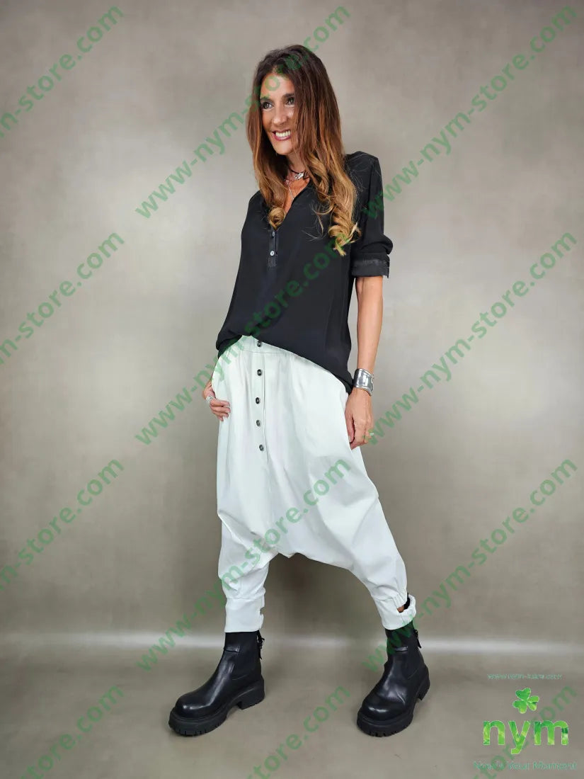 panta bottoni doppio elastico 78vi19pa3ea PANTALONE