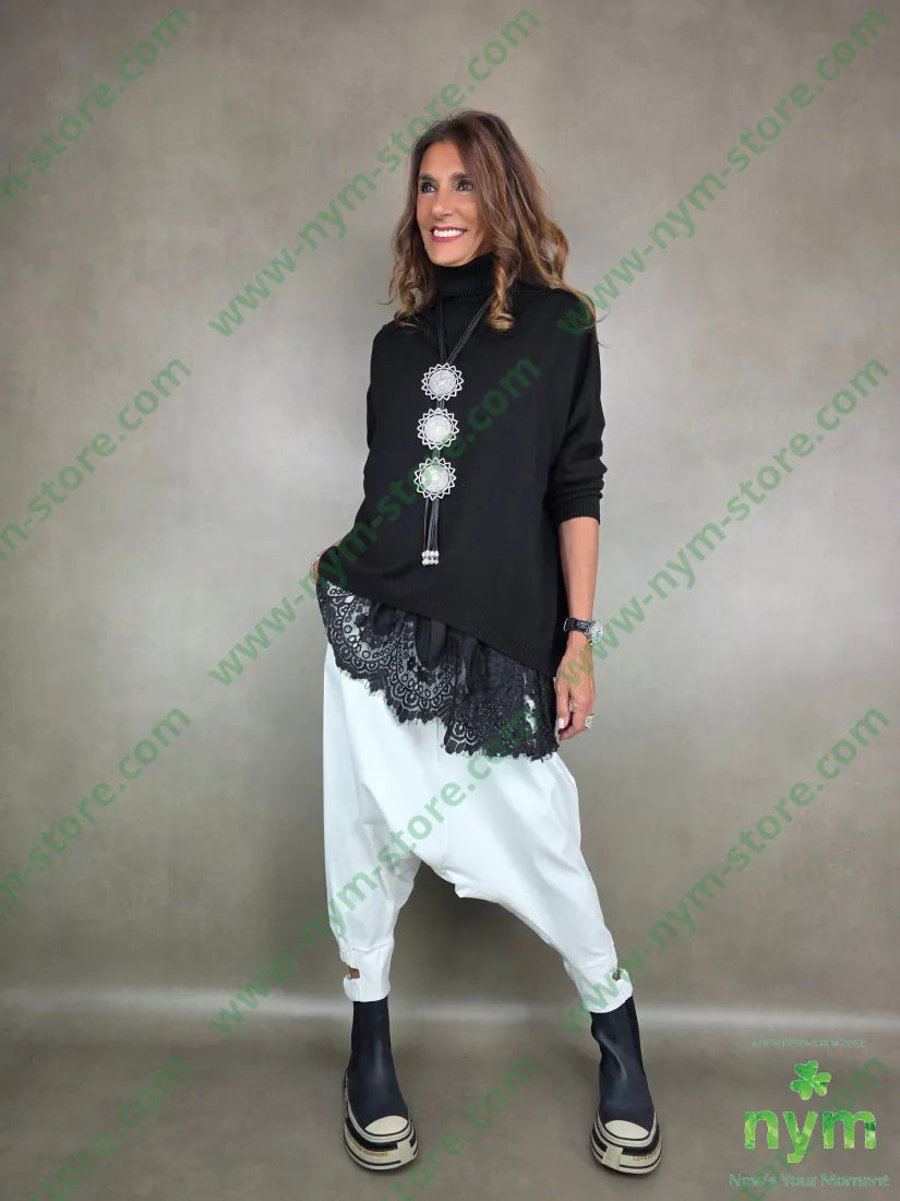 panta bottoni doppio elastico 78vi19pa3ea PANTALONE