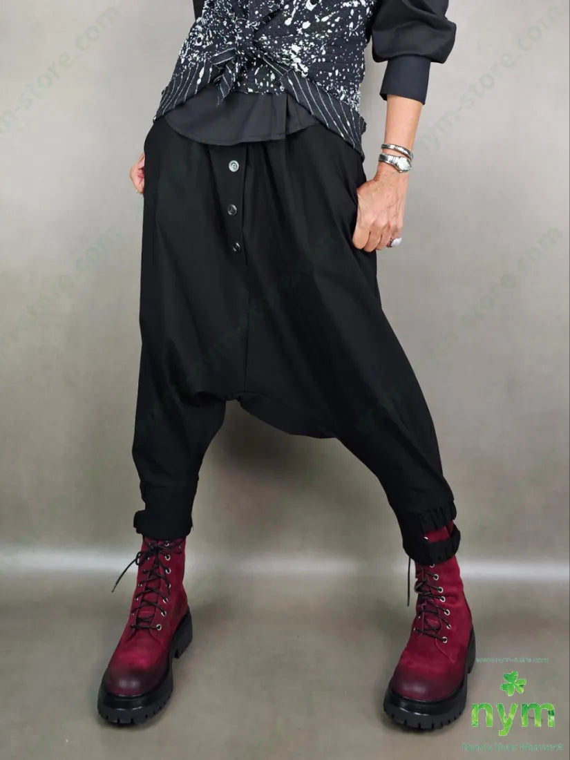 panta bottoni doppio elastico 78vi19pa3ea U / NERO / AI25 PANTALONE