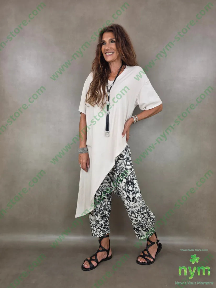 Panta cavallo basso batik 100co - U / NERO / PE26 - PANTALONE