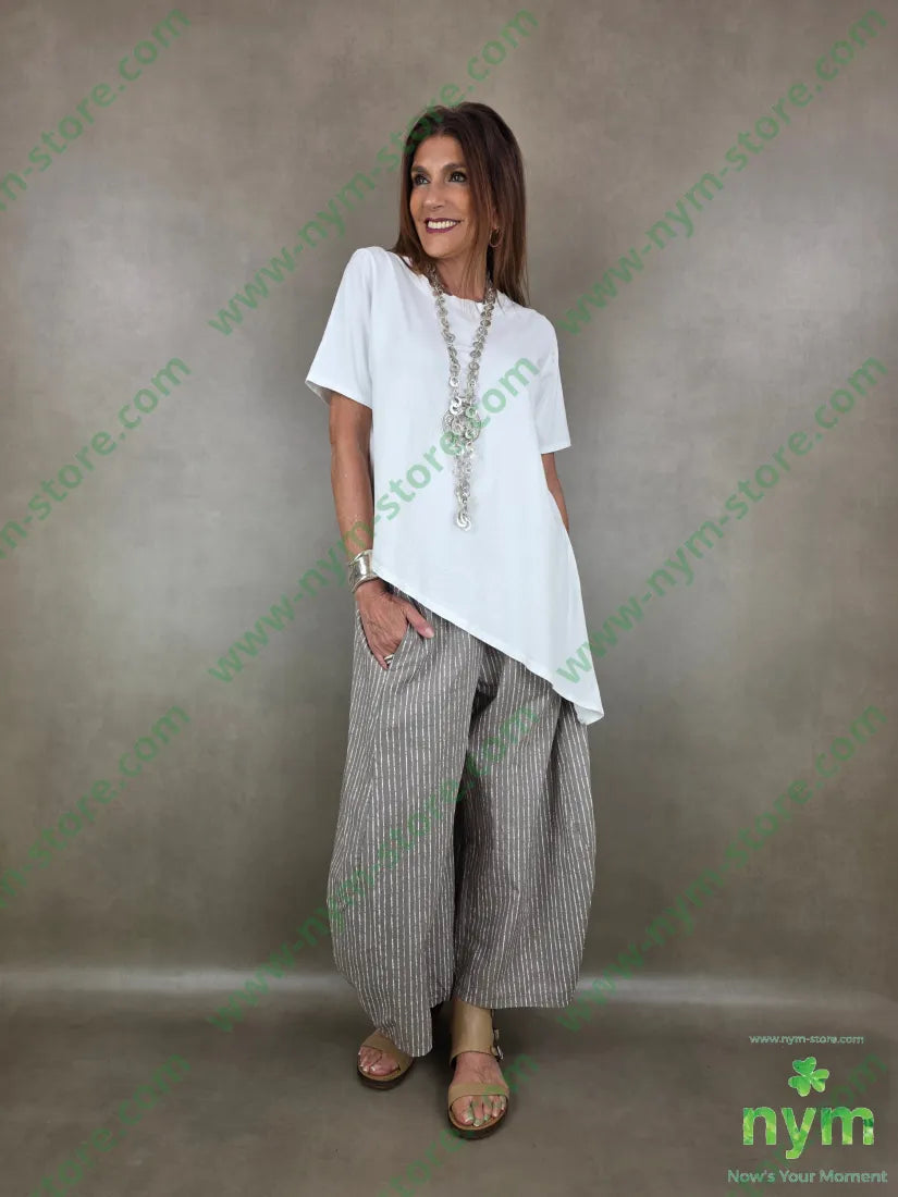 panta gessato a tratti balloon 97co3e - U / FANGO C. / PE26 - PANTALONE
