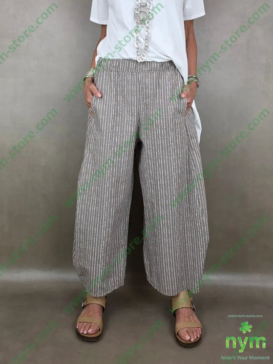 panta gessato a tratti balloon 97co3e - U / FANGO C. / PE26 - PANTALONE