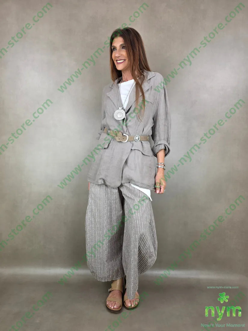 panta gessato a tratti balloon 97co3e - U / FANGO C. / PE26 - PANTALONE