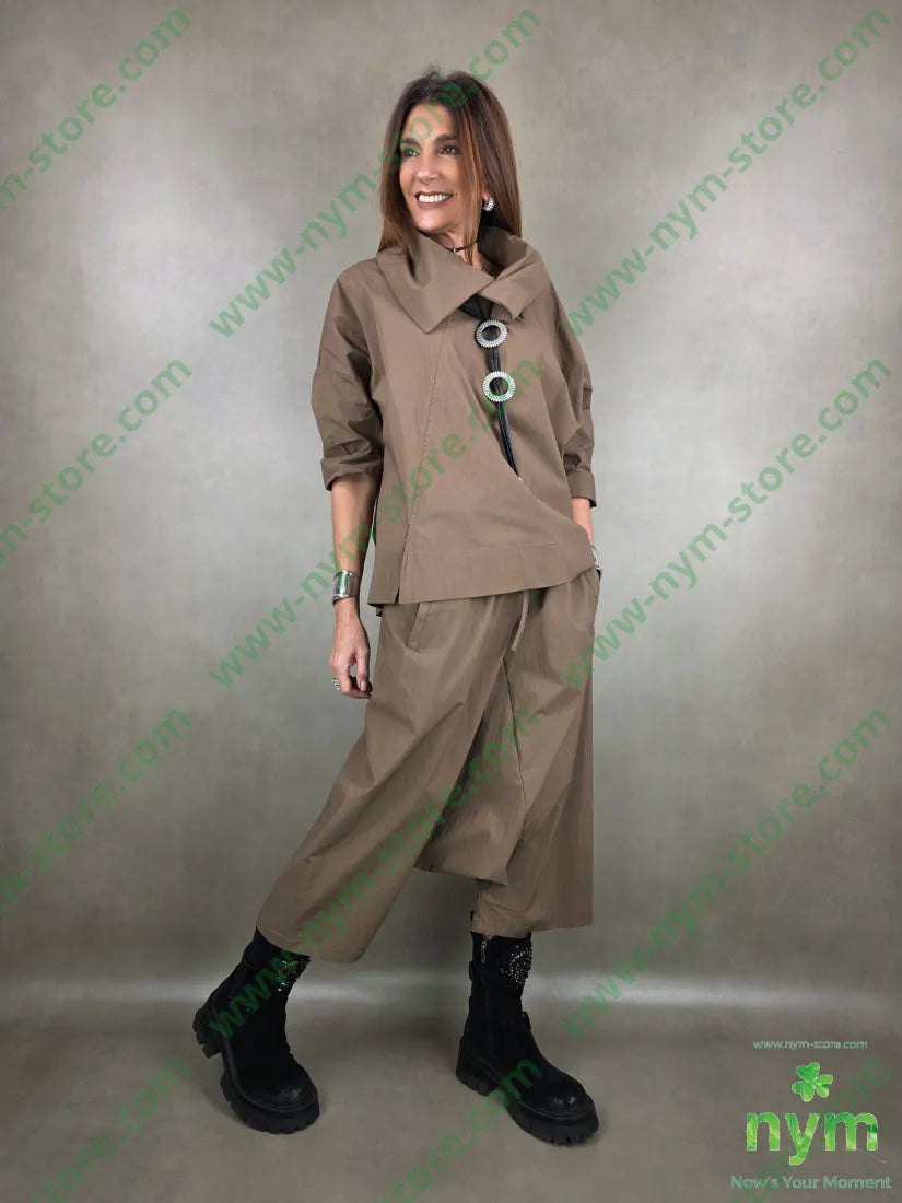 panta harem tessuto tecnico 70co27ny3ea PANTALONE