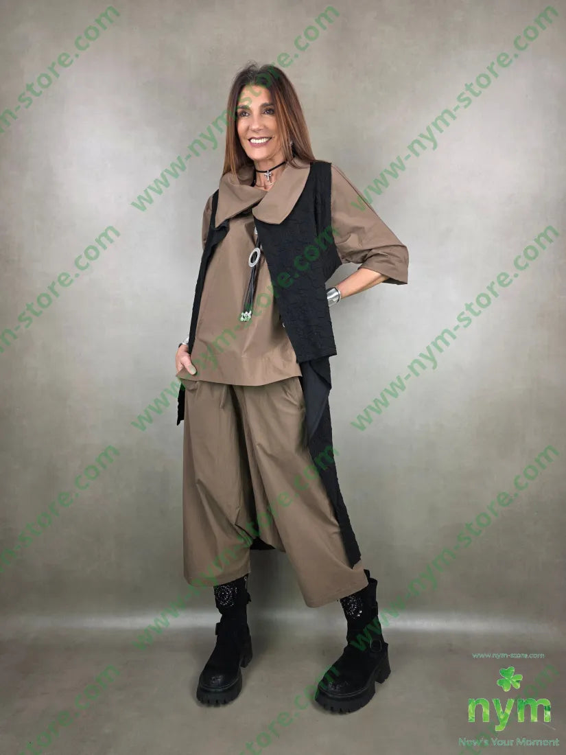 panta harem tessuto tecnico 70co27ny3ea PANTALONE