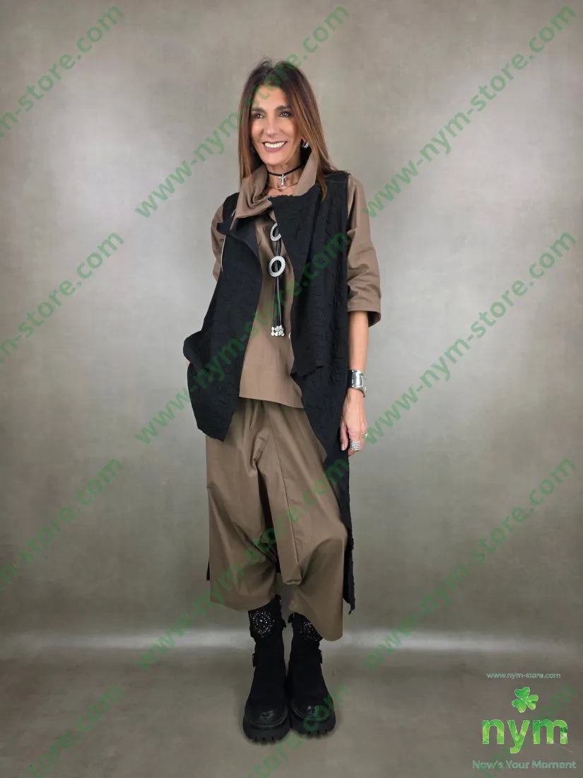 panta harem tessuto tecnico 70co27ny3ea PANTALONE