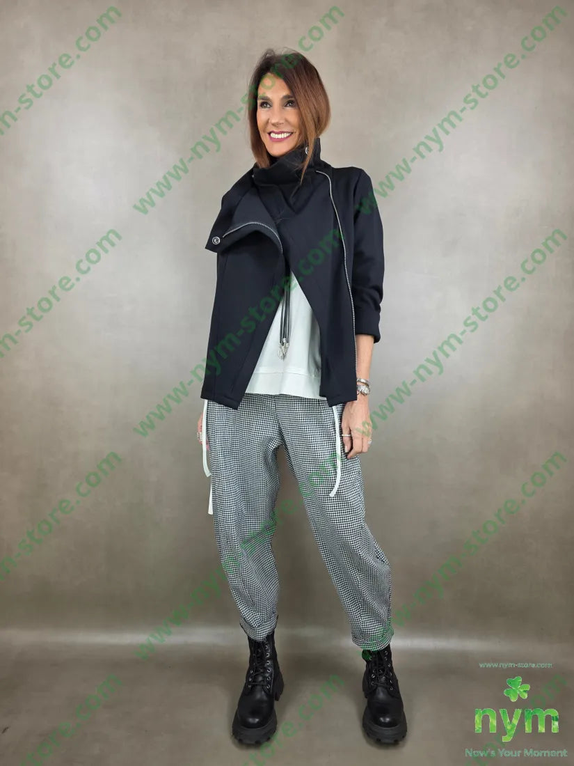 panta tessuto vichy cotone imbuto 100co PANTALONE