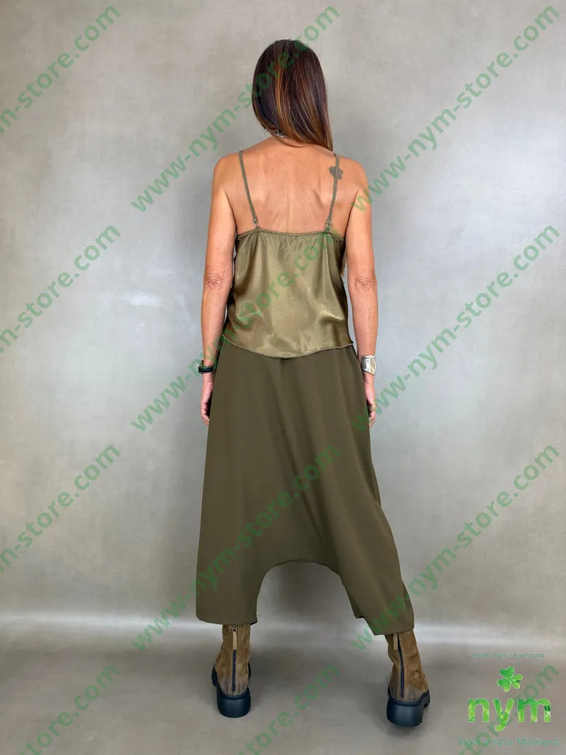 pantagonna cuciture trasversali 63pl33vi4ea - U / OLIVA / AI26 - PANTALONE