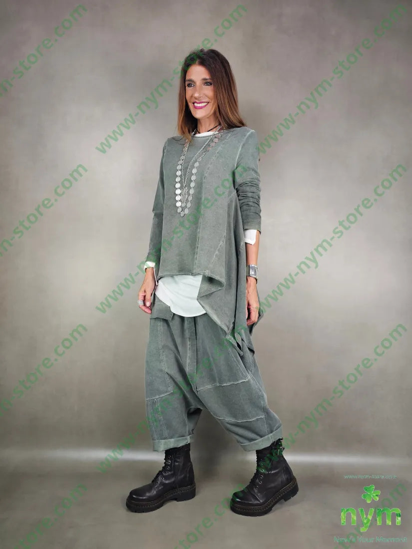 pantagonna felpa patchwork 95co5ea PANTALONE