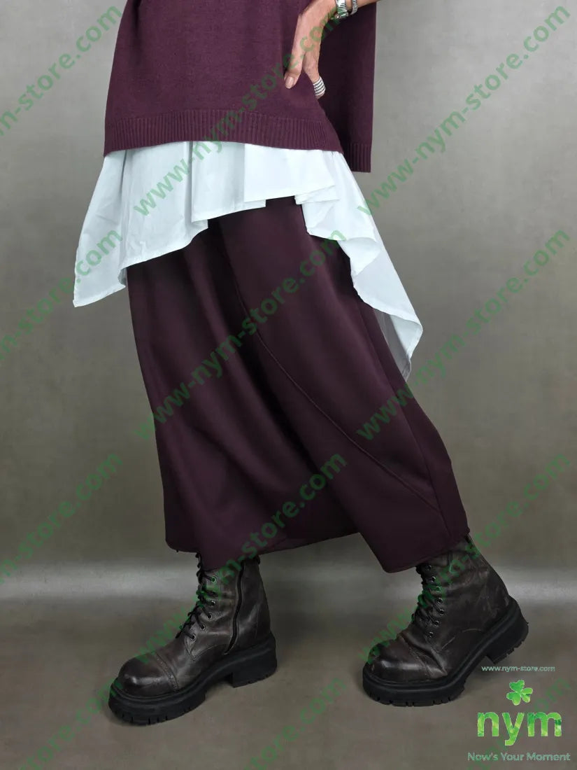 pantagonna fresco lana cucitura trasversale 62pl25vi8wo5ea 1 / BORDO / AI25 PANTALONE