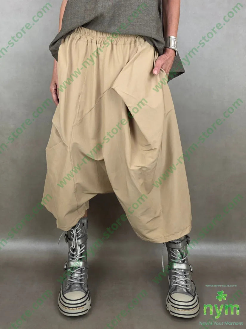pantagonna largo con sormonti 70vi6ea24ny - U / CAMMELLO / PE26 - PANTALONE