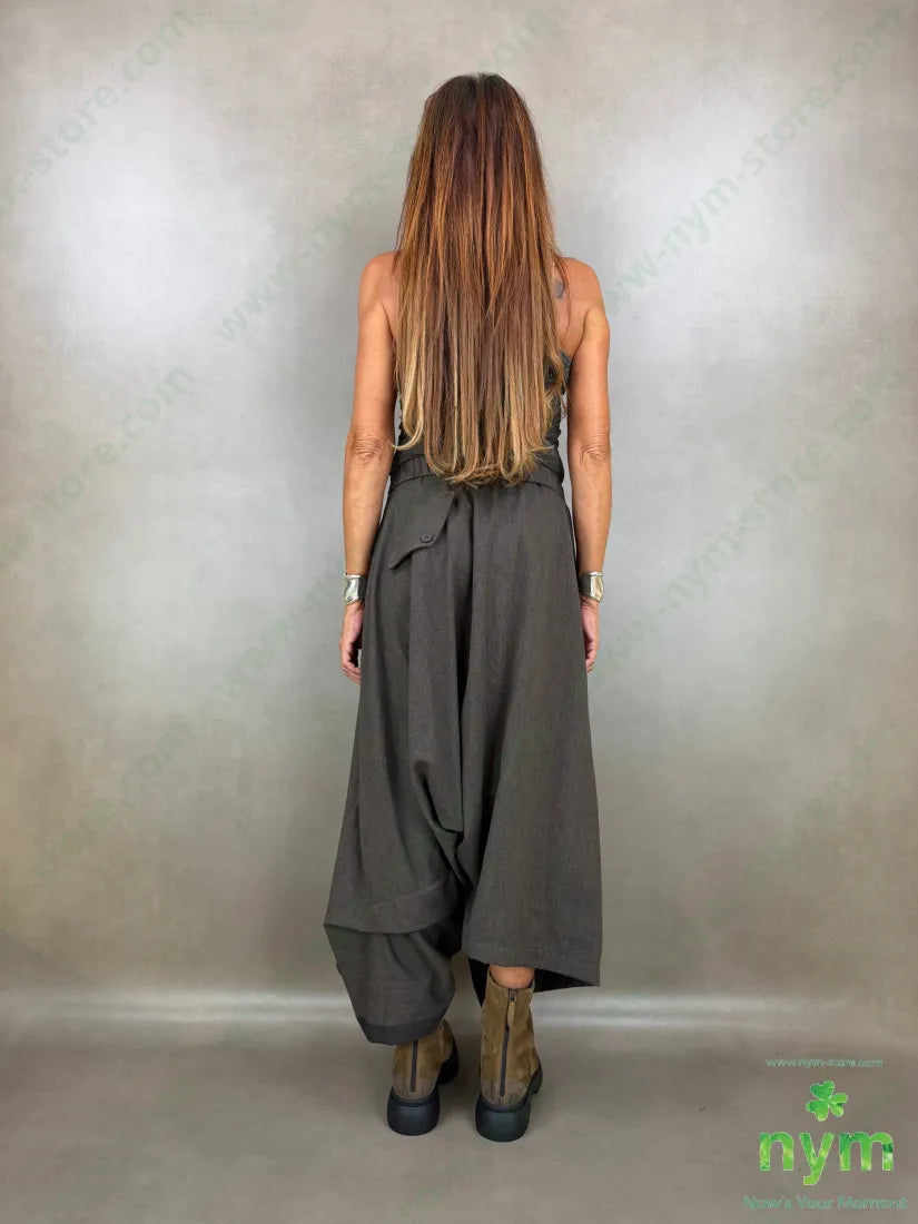 pantagonna mini riga melange 52co26li15vi7pl - PANTALONE