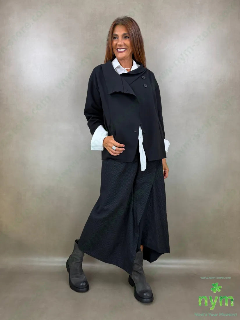 pantagonna mini riga melange 52co26li15vi7pl - PANTALONE