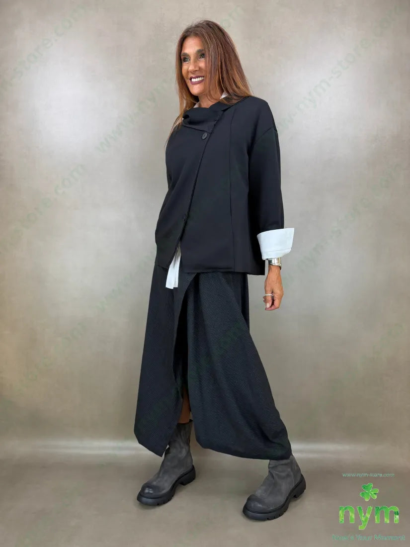 pantagonna mini riga melange 52co26li15vi7pl - PANTALONE