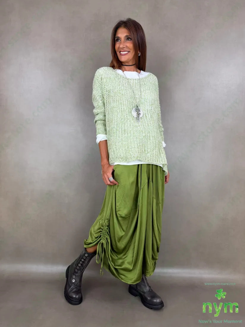 pantagonna raso coulisse gamba 60ry40vi - U / VERDE / AI26 - PANTALONE