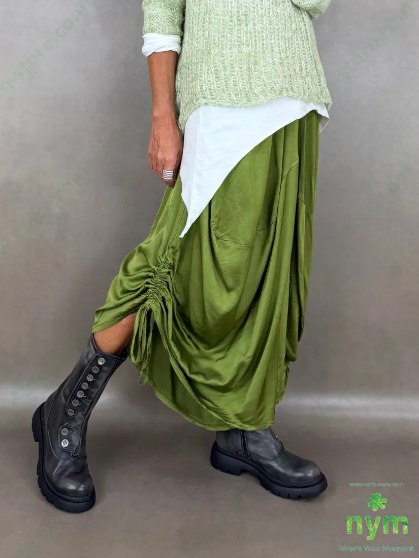 pantagonna raso coulisse gamba 60ry40vi - U / VERDE / AI26 - PANTALONE