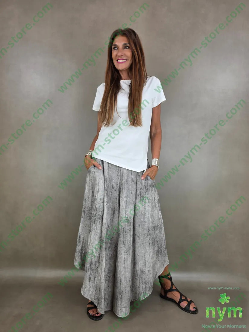 pantagonna stampa maltinta super 85vi15ny - U / GRIGIO C. / PE26 - PANTALONE