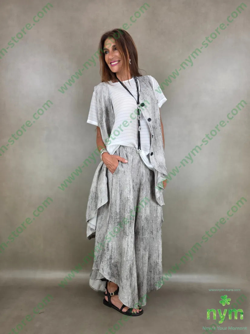 pantagonna stampa maltinta super 85vi15ny - U / GRIGIO C. / PE26 - PANTALONE