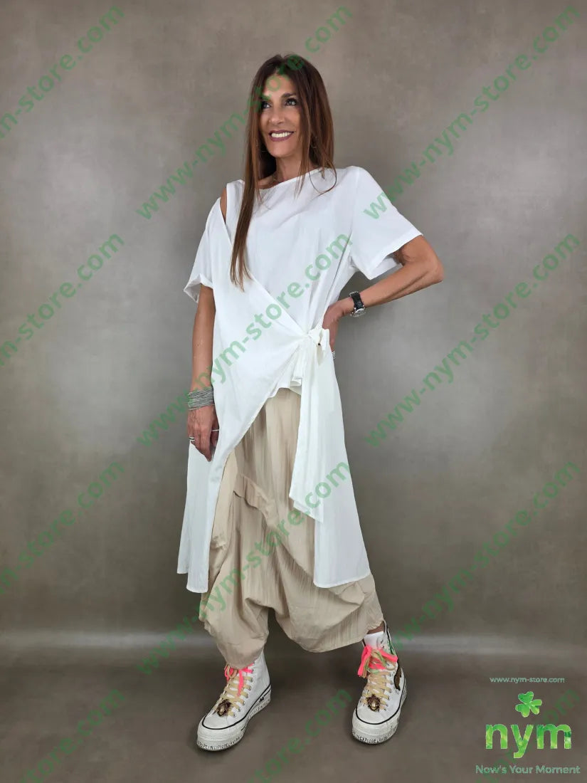 pantagonna tessuto grinza75vi25ny - U / SABBIA / PE26 - PANTALONE