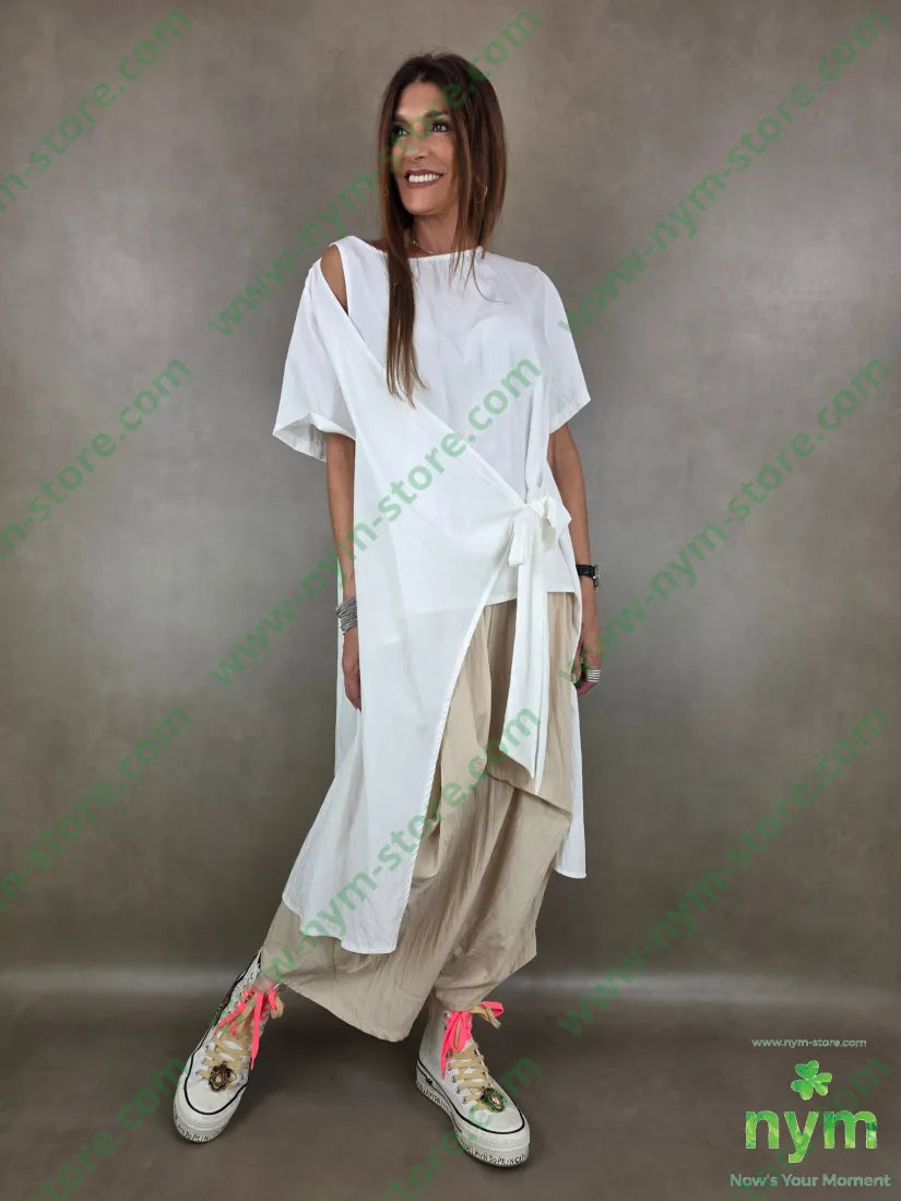 pantagonna tessuto grinza75vi25ny - U / SABBIA / PE26 - PANTALONE