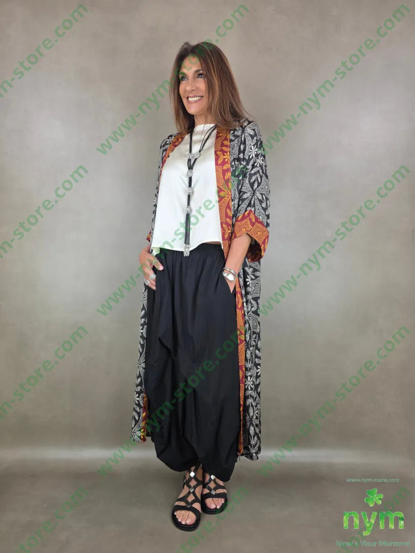 pantagonna tessuto grinza75vi25ny - PANTALONE