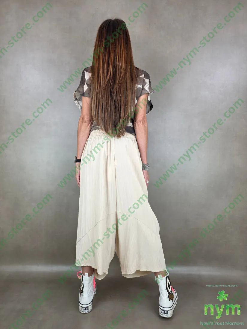 pantagonna tessuto grinza75vi25ny - U / SABBIA / PE26 - PANTALONE
