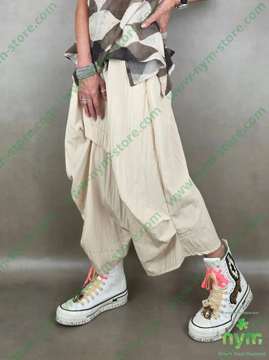pantagonna tessuto grinza75vi25ny - U / SABBIA / PE26 - PANTALONE