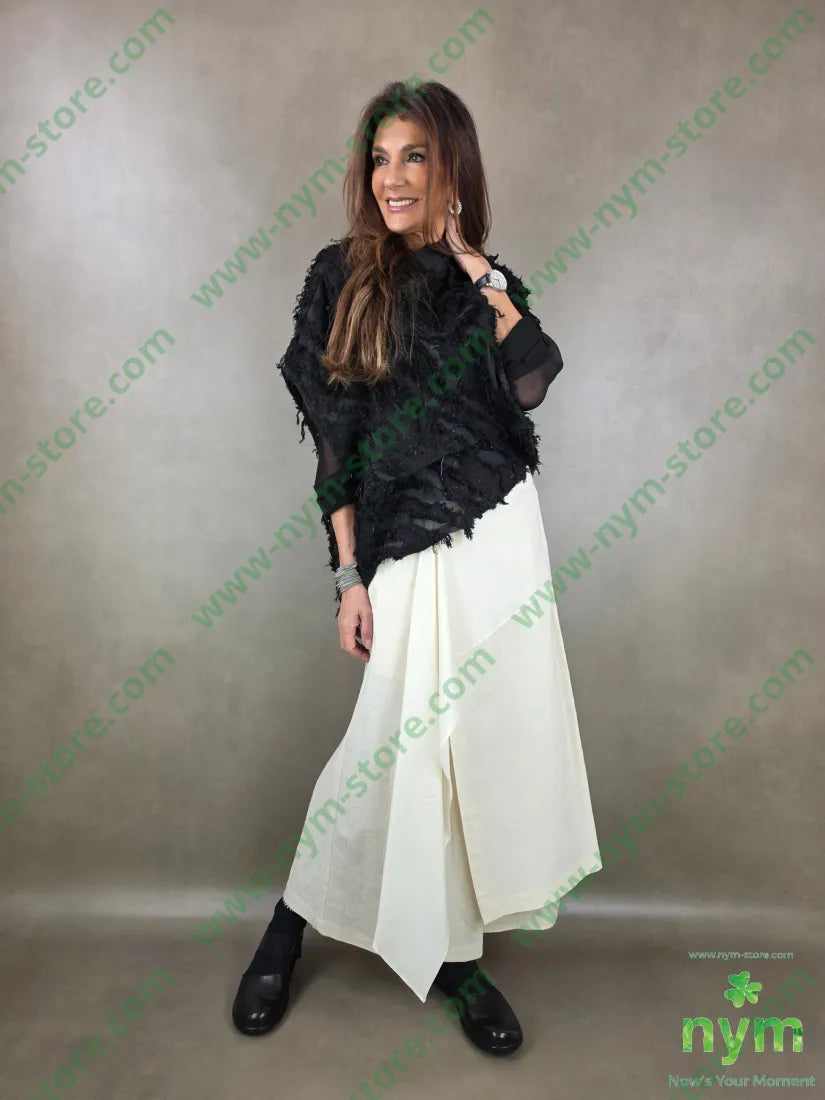 pantagonna tessuto impunture a catenella 85co10vi5ea PANTALONE