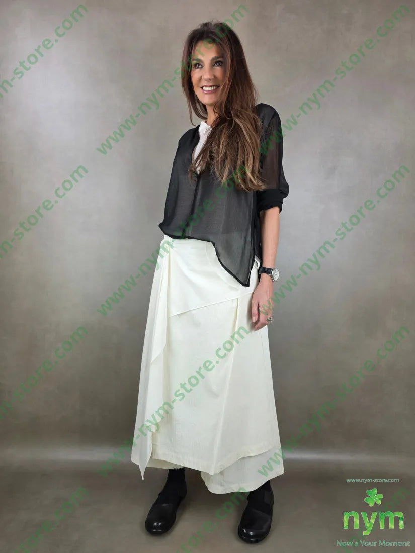 pantagonna tessuto impunture a catenella 85co10vi5ea PANTALONE