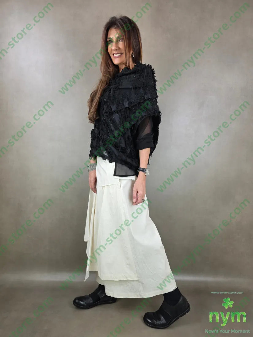 pantagonna tessuto impunture a catenella 85co10vi5ea PANTALONE