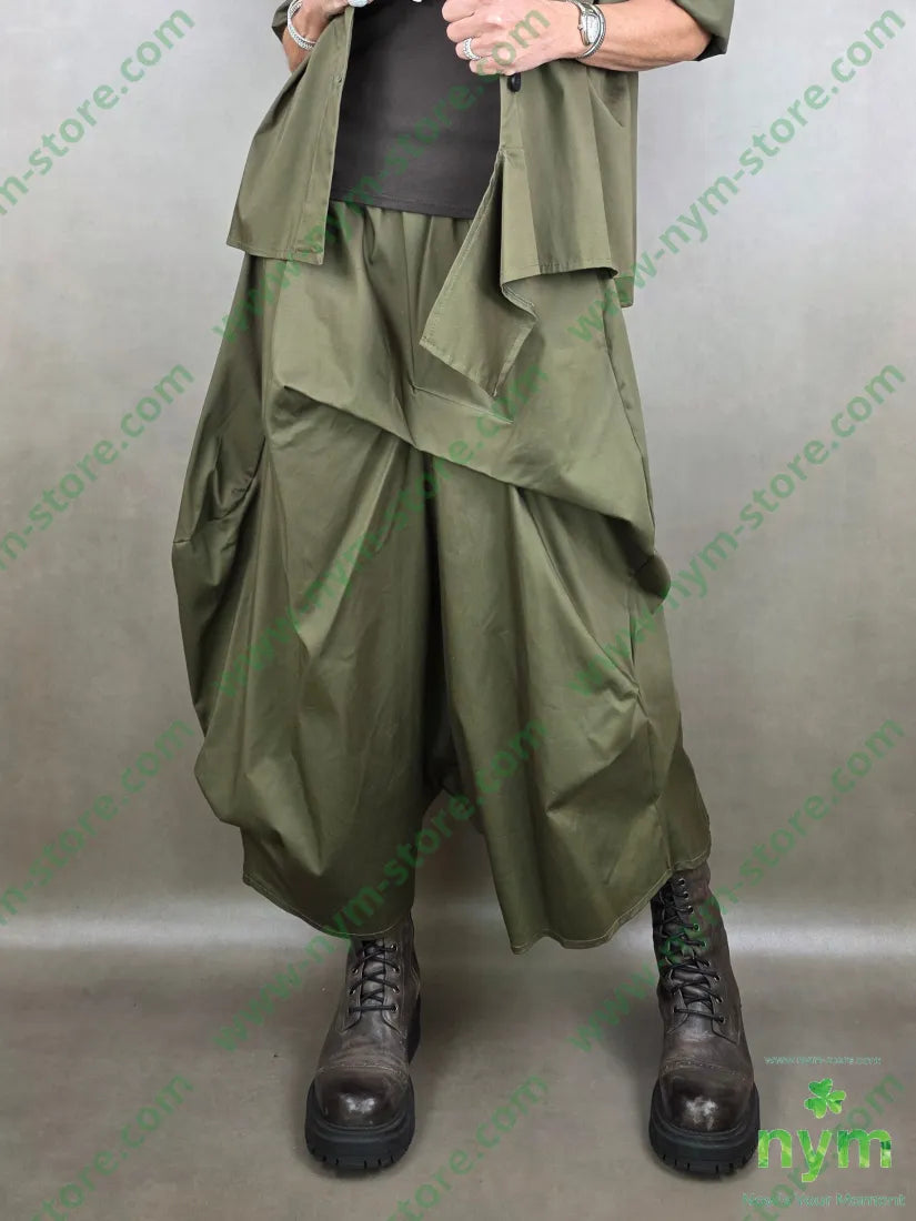 pantagonna tessuto lucido 79vi19ny2ea U / MLITARE / PE26 PANTALONE